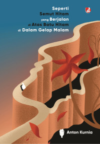 Image of Seperti semut hitam yang berjalan di atas batu hitam di dalam gelap malam